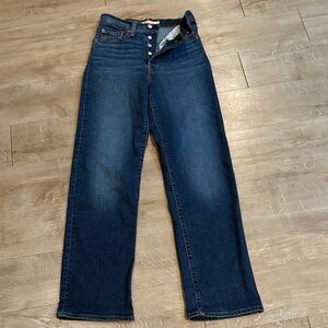 Levi’s Ribcage Straight Button Fly Women’s Jeans W27 L31